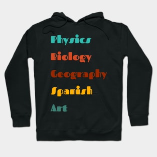 subject labels Hoodie